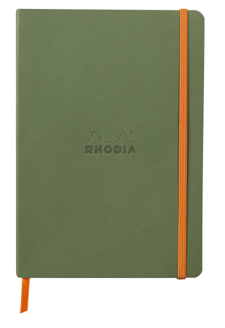 Rhodia Softcover Notebook - A5 - Sage - Dotted